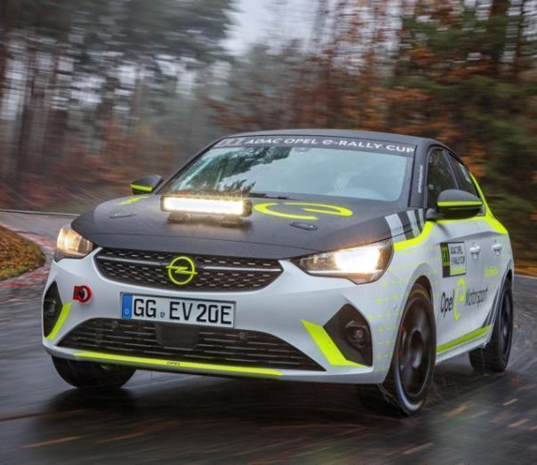 Entwicklung des Opel Corsa-e Rally voll im Plan